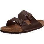 Birkenstock Unisex Arizona Sandal,Dark Brown Birko-Flor,36 N EU