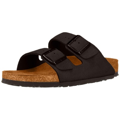 Birkenstock Arizona Soft Footbed Black Suede Narrow Width - EU Size 35 / Women's US Sizes 4-4.5