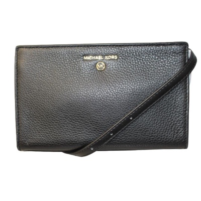 Michael Kors Womens Medium Valerie Crossbody Bag (Black)