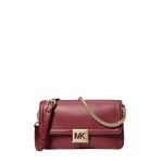 Michael Kors Sonia Medium Shoulder Bag Crossbody (Dark Cherry)