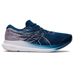 ASICS Women's EvoRide 3 Running Shoes, 10, MAKO Blue/Pure Silver