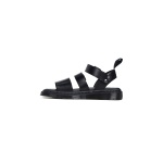 Dr. Martens mens Gryphon Gladiator Sandal, Black, 13-13.5 US
