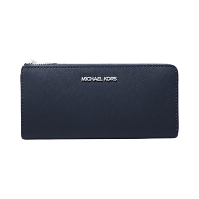 Michael Kors Jet Set Travel Wallet (Navy)
