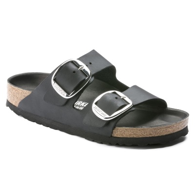 Birkenstock Women's Arizona Big Buckle Sandals, Black, 5-5.5 Narrow