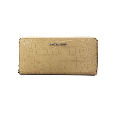 Michael Kors Jet Set Travel Large Continental Wristlet (Camel)
