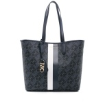 Michael Kors Eliza Large Empire Signature Logo Stripe Tote Bag